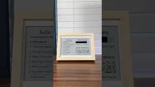 DIY E-Ink Productivity Dashboard #raspberrypi #epaper #diyelectronics #opensource