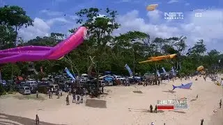 NET. JATIM - RATUSAN LAYANG - LAYANG MERIAHKAN MALANG BEACH FESTIVAL 2017