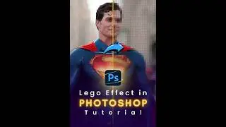 How to create lego effect in photoshop #photoshop #tutorial #graphics #edit #manipulation #retouch