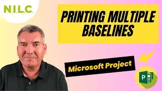 HOW TO Setup and Print Multiple BASELINES in Microsoft Project