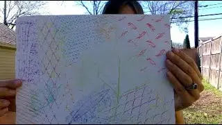 Art Outdoors Part 1: Nature Texture Rubbing