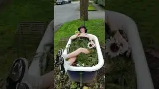 Fun Geocache In a Bath! - #Geocache Hide #Shorts #geocaching #creative