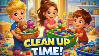 Teamwork Clean Up Song | Make Tidying Fun for Children