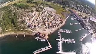 Tanum Strand from above aka DJI Naza fly-away Go Home failsafe on GAUI 330x-s quadcopter