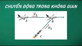 Bài số 19: Cách giải toán thực tế Vecto Lớp 12 - Bài toán chuyển động trong không gian - Dạng 6