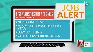 NC among best states to start a small business, report shows