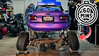 How To Remove Miata Rear SubFrame Under 60 Minutes