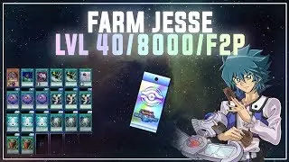[Yu-Gi-Oh! Duel Links] How to Farm Jesse Anderson Level 40 | F2P 8000 Points