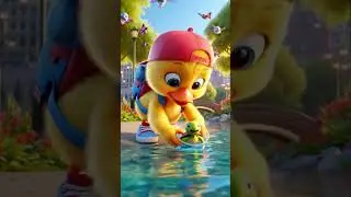 Duck Hero Saves the Tiny Turtle! 🐥❤️ | Cute 3D Animal Rescue Story