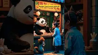 Panda's hard work paid off | Panda story | hindifairytales |urdustory | hellopanda  |panda