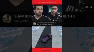 Biggest YouTubers Lafda 🤬 Ducky Bhai Vs Sham Idrees #shorts