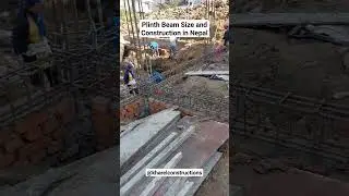 Plinth Beam Size and its Reinforcement work in Nepal - DPC Beam Construction