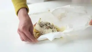 Halibut in Papilotte