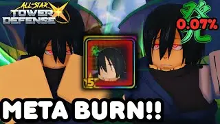 MUITO BURN!! TESTEI O BENIMARU ASCENDED NO ALL STAR TOWER DEFENSE X NO ROBLOX