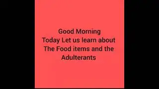 Food adulterants