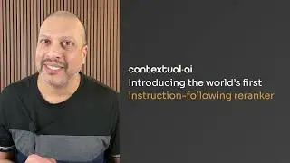 Introduction the world's first instruction-following reranker by Contextual AI