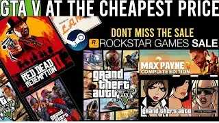 GTA V AT THE CHEAPEST PRICE | ROCKSTAR GAME SALE ON STEAM |