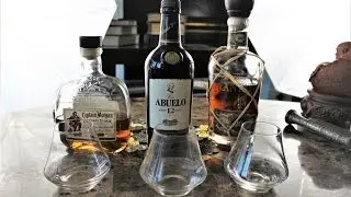 Rum Tasting: Captain Morgan Private Stock, Ron Abuelo 12 Year, and Plantation XO 20th Anniversary