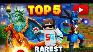 TOP 5 RAREST POKEMON 😱 | Minecraft Pok&eacute;mon World #Minecraft#Pokemon