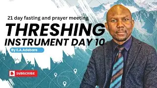 DAY 10: THRESHING INSTRUMENT #prayer #victoryinjesus #foryoupage #viralvideos #gospel #fellowship 