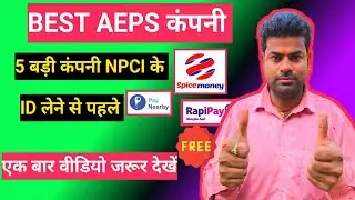 Best Aeps कंपनी 5 बड़ी कंपनी CSC Digipay Spice money Roinet Rapipay Paynearby