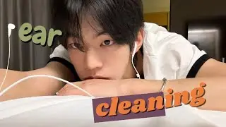 ASMR kpop boy groups ear cleaning (w/ various tools, dry ice, mouth sounds)