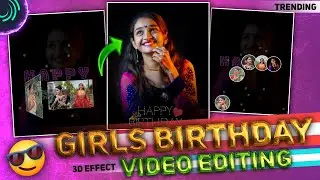 Girls Birthday Video Editing Alight Motion | Happy Birthday Video Editing Alight Motion