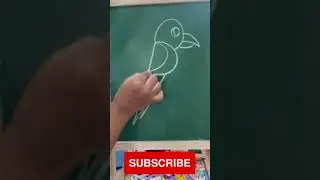 P se Parrot X How to draw Parrot from alphabet 'P' #alphabet #shorts #drawing