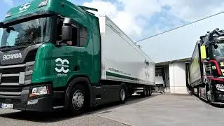 Automatische Entladung eines LKW von H&uuml;ttemann