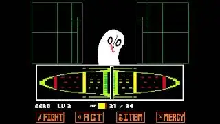 UNDERTALE VS NAPSTABLOOK. GENOCIDE RUN-GHOST FIGHT