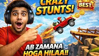 Hill Climb Racing Gameplay 😱 Biggest Jump Ever | New Player Extreme Challenge 🔥