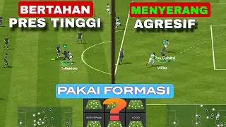 BERTAHAN PRESS TINGGI, MENYERANG AGRESIF PAKAI FORMASI INI - FC MOBILE INDONESIA