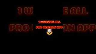 1 WEBSITE ALL PRO VERSION APPS #editing#apps #shorts#shortsfeed #like #subscribe