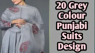 20 Grey Colour Punjabi Suits Design 💕💕