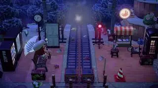 Let's wait for the train in Animal Crossing!