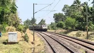 Train No. 22644 | Patna - Ernakulam Superfast Express Skips Mankara Station | Railfanning Kerala