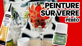 Décorer ses verres pour Noël avec la peinture Vitrail Pébéo