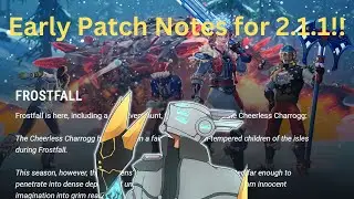 Dauntless Early Frostfall Patch Notes 2.1.1