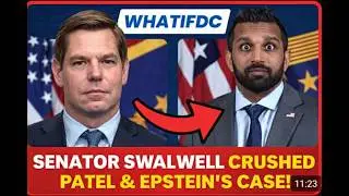 Swalwell Asked Patel 9 Times About Trump in Epstein Files&mdash;Watch His Reaction