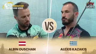 ALBIN OUSCHAN VS ALEX KAZAKIS | GAME 1 Skor (1:0) | PBS WORLD CHAMPIONSHIP