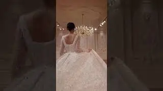 Wedding dress 2022 beautiful design Amanda Novias luxury bling bling say yes to the dress