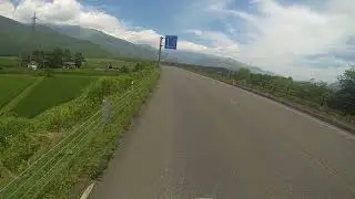 Riding through Hakuba - summer season
