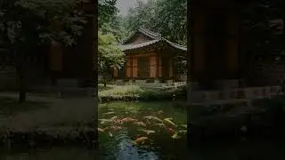 Tranquil Hanok: Traditional Korean Houses with Piano Music | Relaxing, Calm, Nature, Architecture