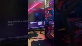 Erster Start 7950x3D 4070ti mit der Gamdias K&uuml;hlung im bequite DX500 Tower am 43zoll 4K Acer to be c