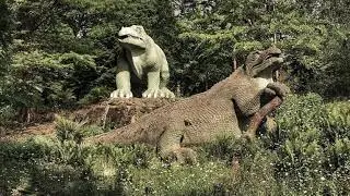 retro dinosaur sounds- crystal palace iguanodon