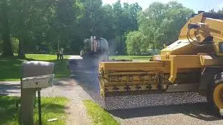 Lenawee County Road Commission's new chip spreader