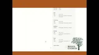 Researching Your Ancestry Demo