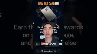 New Bilt Card - How to earn points on your rent and mortgage #bilt #creditcard #creditcardrewards