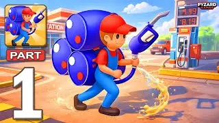 Gas Station Idle - Gameplay Walkthrough Part 1 - Gas Station Idle Game (Android, iOS)