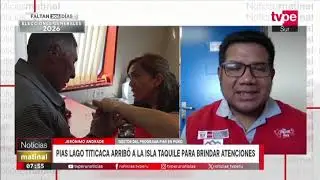 TV Per&uacute; Sur | Entrevista Jer&oacute;nimo Andrade Tema: PIAS Lago Titicaca I lleva servicios a Isla Taquile